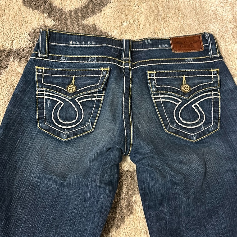 Big Star Straight Leg Blue Jeans Sz 28